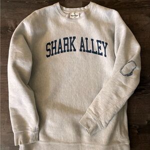 Gray unisex sweatshirt